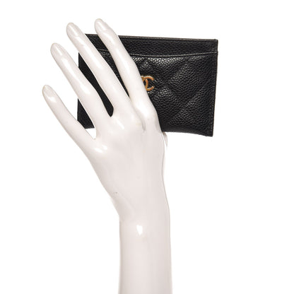 Chanel Caviar Quilted Card Holder Black 2 of 8
