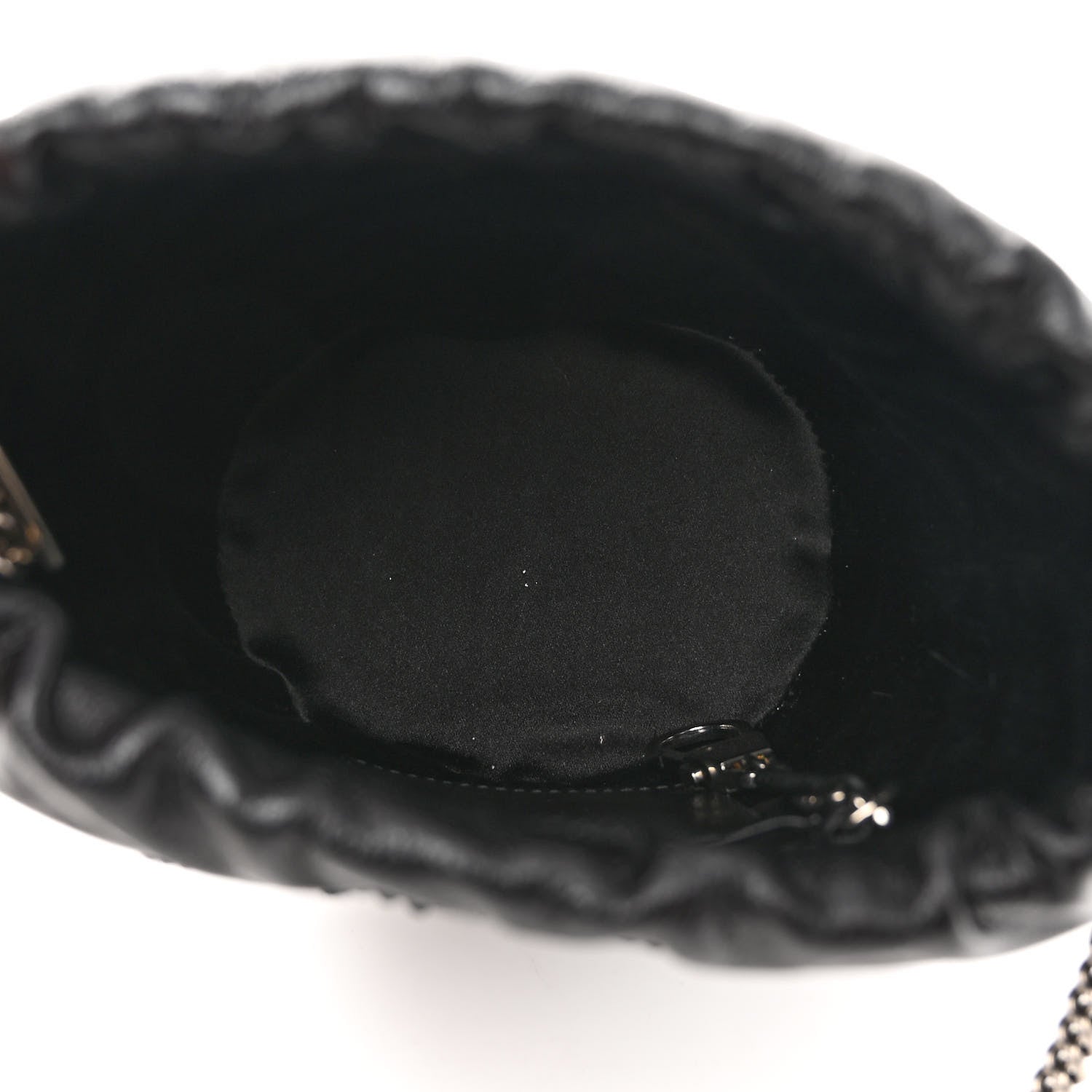 Gucci Sequin Mini GG Marmont 2.0 Bucket Bag Black 5 of 9