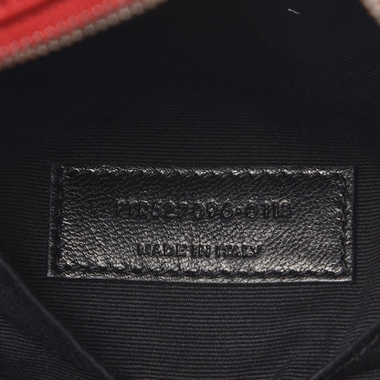 Saint Laurent Lambskin Monogram Lou Belt Bag Red 7 of 10