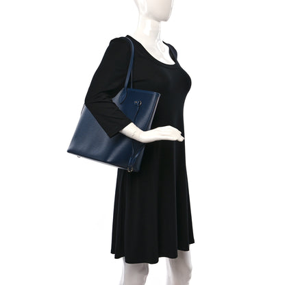 Louis Vuitton Epi Neverfull MM Indigo 2 of 8