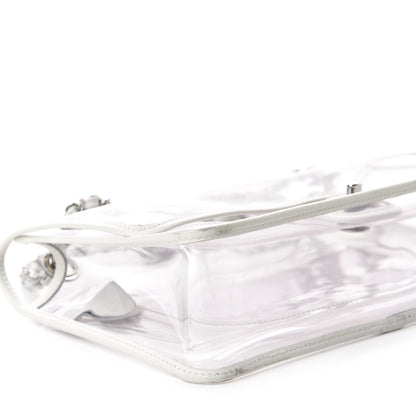 Chanel Vinyl Large Naked Flap White 6 of 10