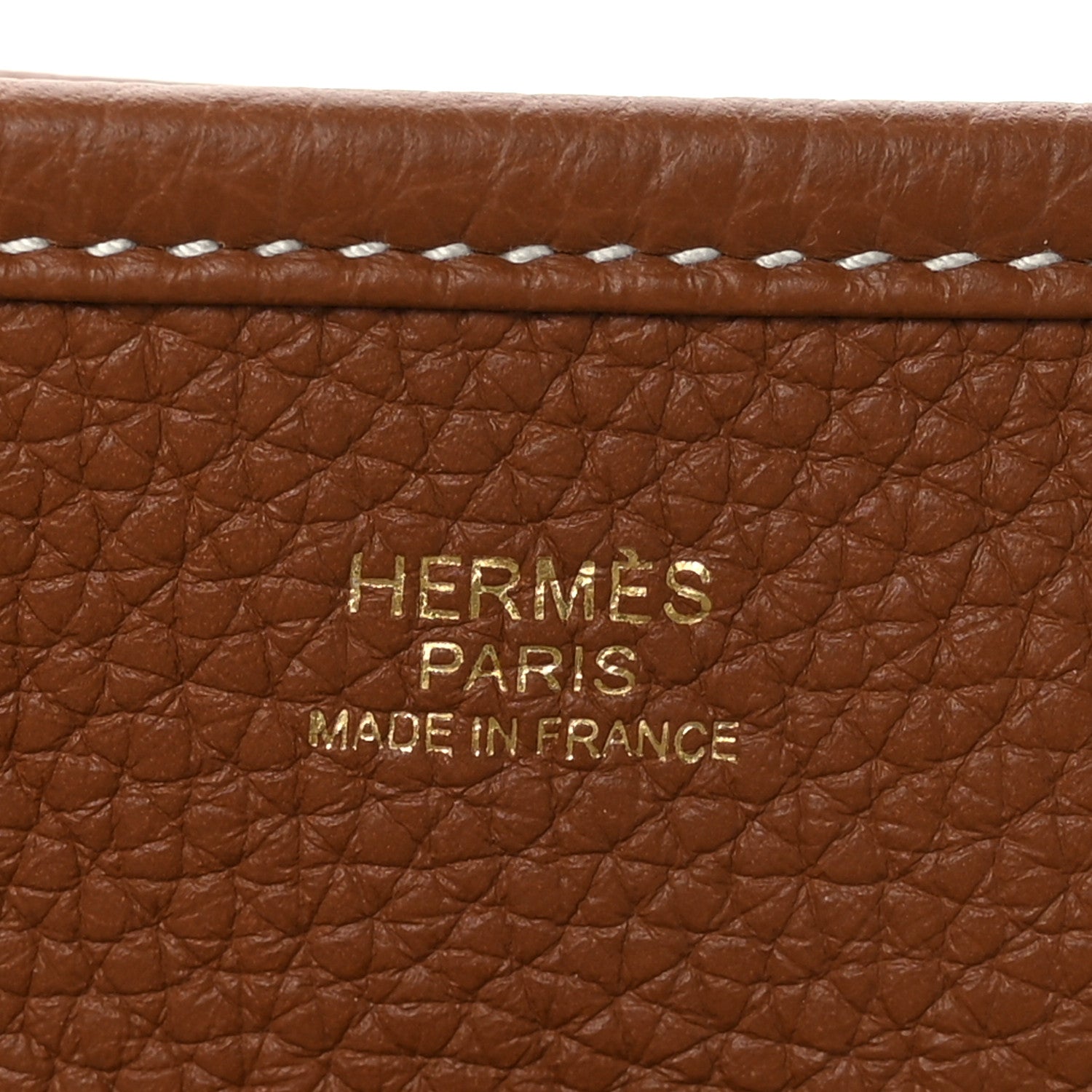 Hermes Taurillon Clemence Evelyne III PM Gold 6 of 10