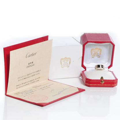 Cartier 18K White Gold 5.5mm LOVE Ring 48 4.5 5 of 5