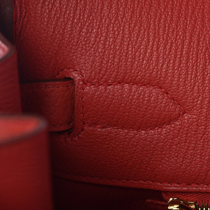 Hermes Taurillon Clemence Birkin 35 Rose Jaipur 18 of 35