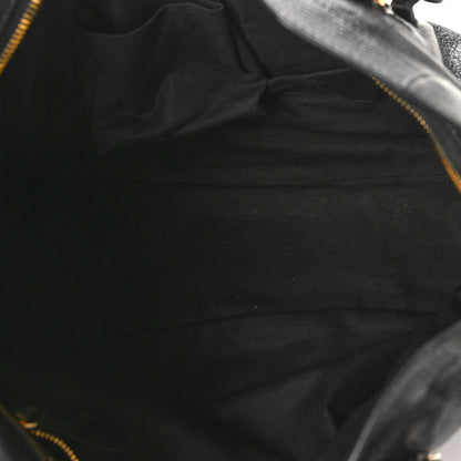 Balenciaga Chevre Gold Metallic Edge Hardware City Black 5 of 8