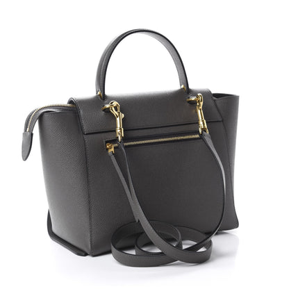 Celine Grained Calfskin Micro Belt Bag Grey 3 of 9