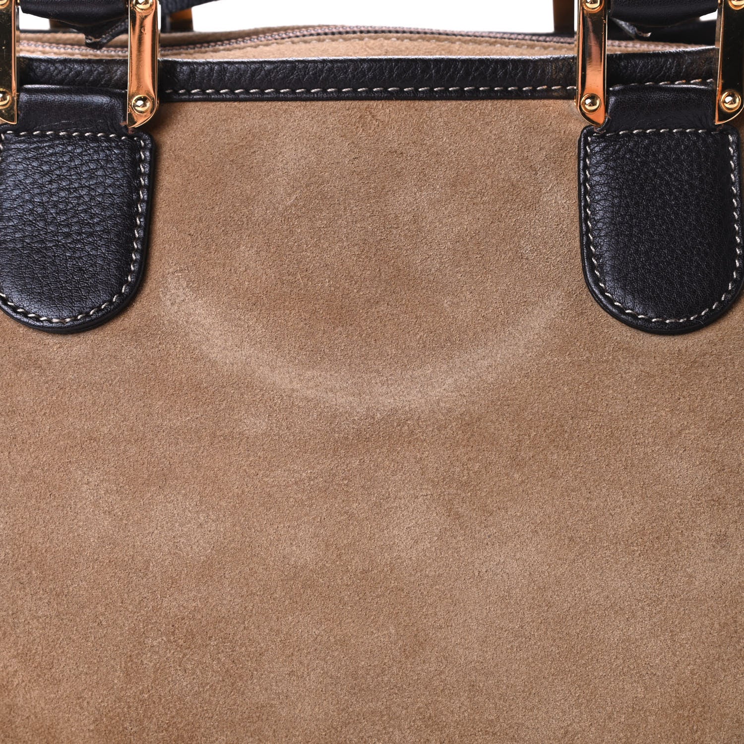 Loewe Suede Calfskin Amazona Brown 13 of 14