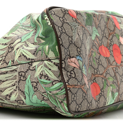 Gucci Soft GG Supreme Monogram Tian Medium Crossbody Tote Beige Multicolor New Acero 9 of 11