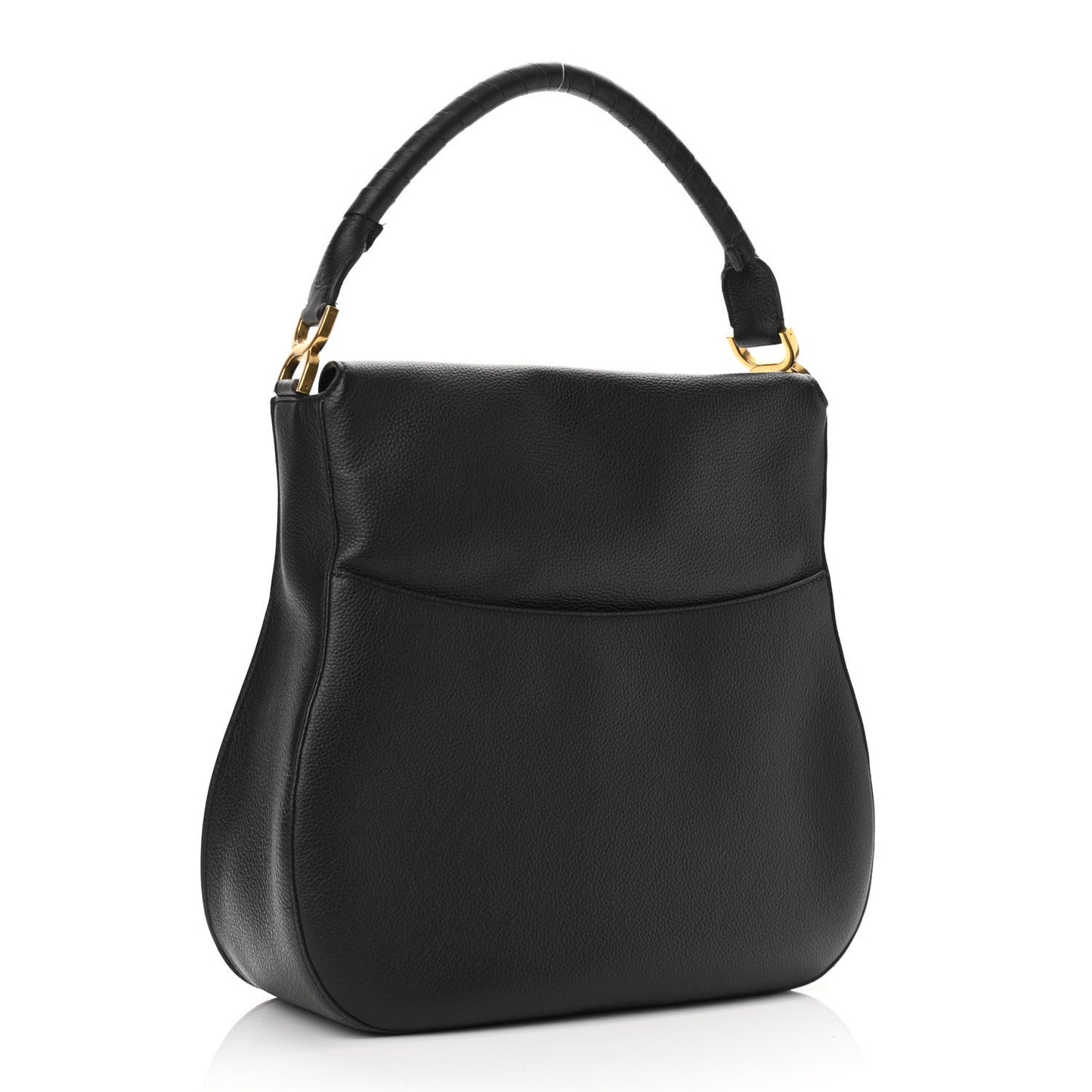 Calfskin Marcie Hobo Black