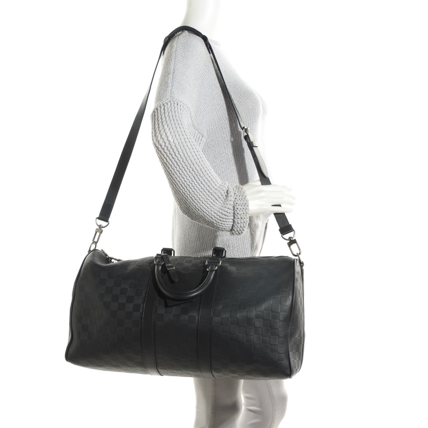 Louis Vuitton Damier Infini Keepall Bandouliere 45 Onyx 2 of 8