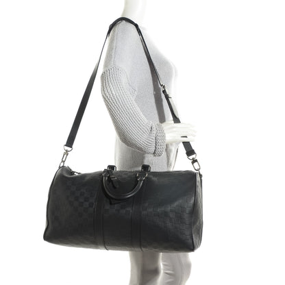 Louis Vuitton Damier Infini Keepall Bandouliere 45 Onyx 2 of 8