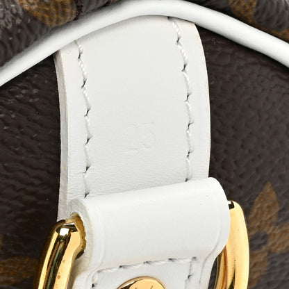 Louis Vuitton Monogram LV Match Speedy Bandouliere 25 White 8 of 14