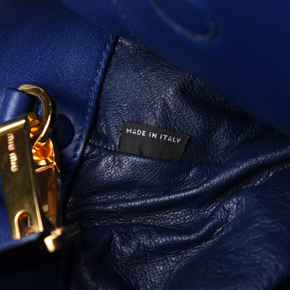 Miu Miu Vitello Soft Tote Inchiostro 12 of 20