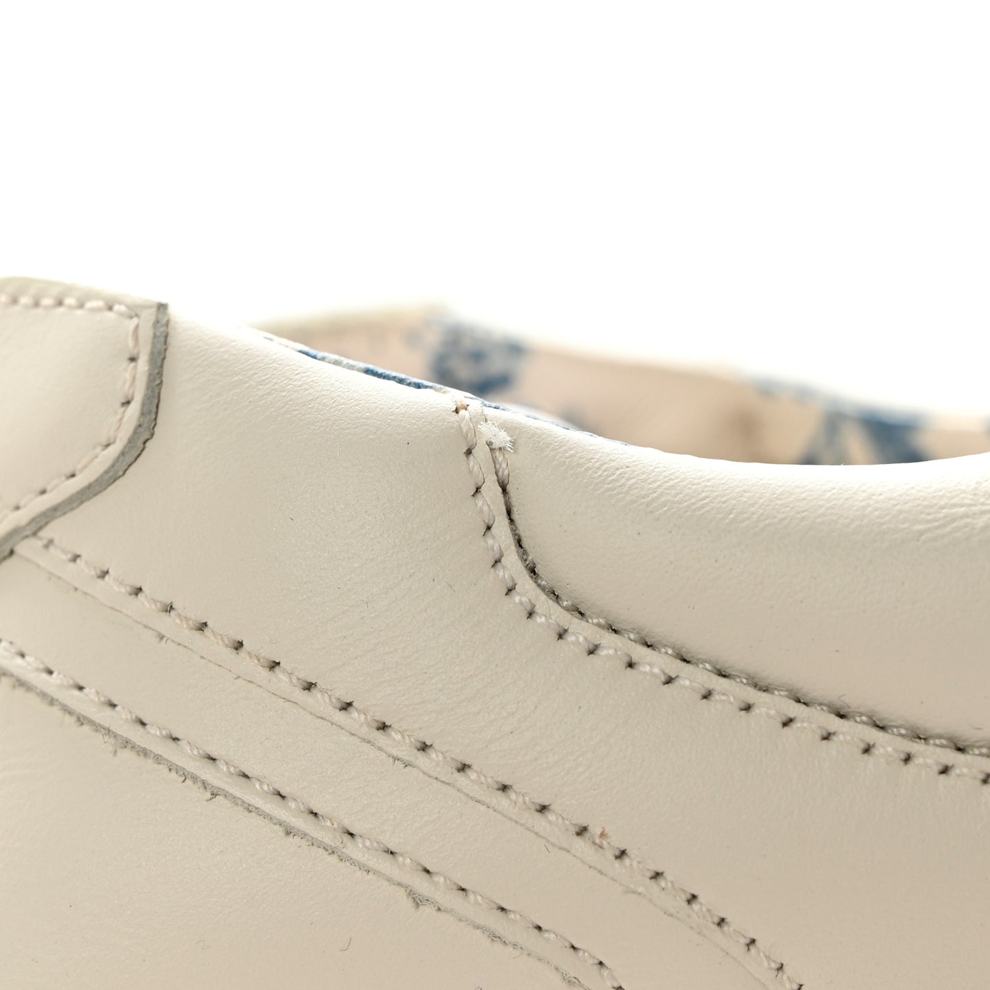 Calfskin Glitter Game Logo Womens Rhyton Sneakers 39.5 Mystic White