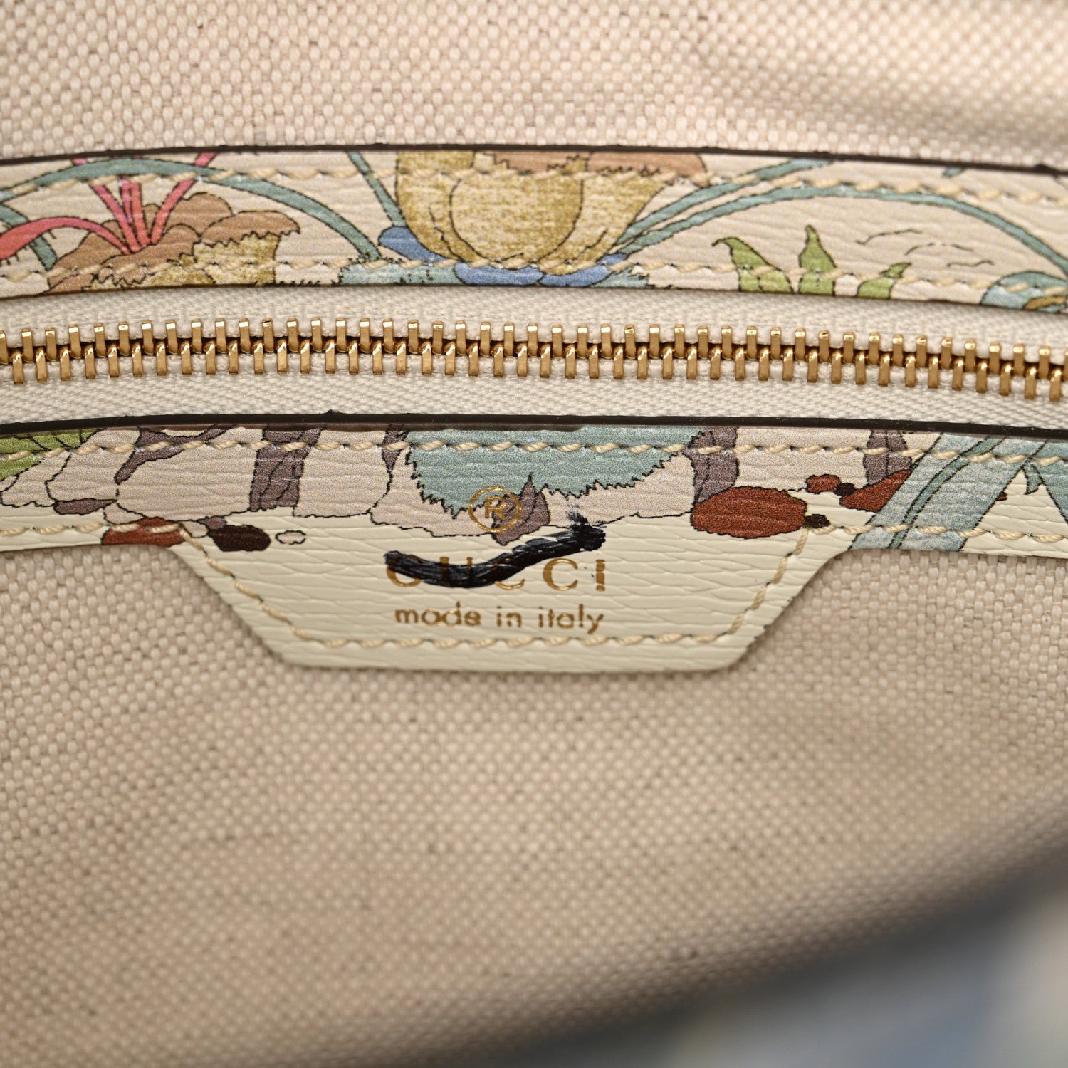 Gucci New Shangai Calfskin Tiger Savanah Small Jackie 1961 Hobo Chalky White Multicolor 6 of 11