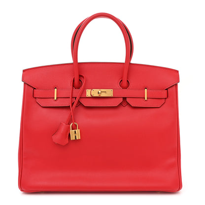 Hermes Epsom Birkin 35 Rouge Casaque 1 of 12