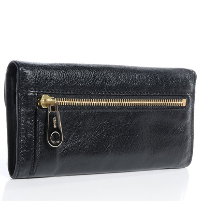 Chloe Leather Lily Continental Wallet Black 3 of 10