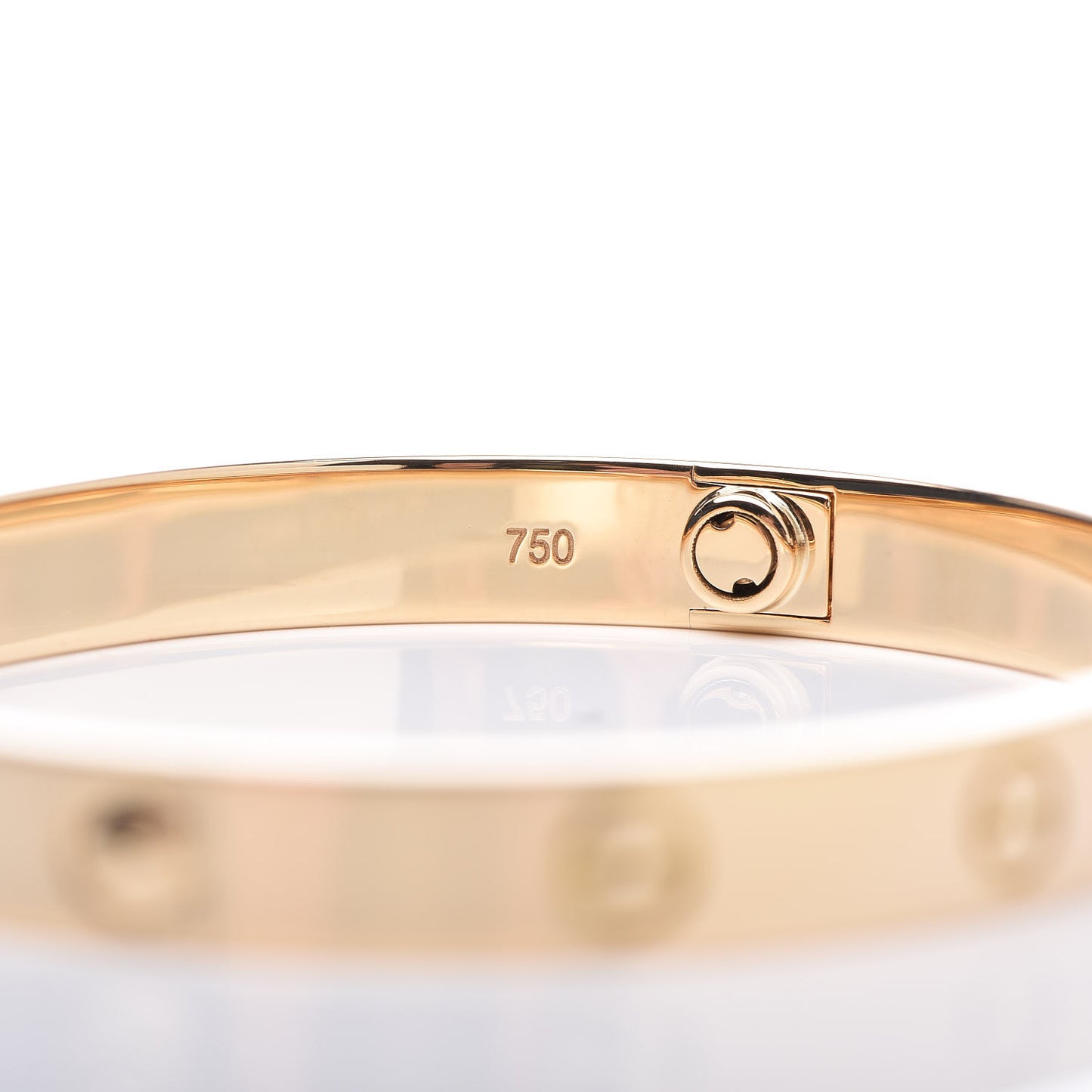18K Yellow Gold LOVE Bracelet 17
