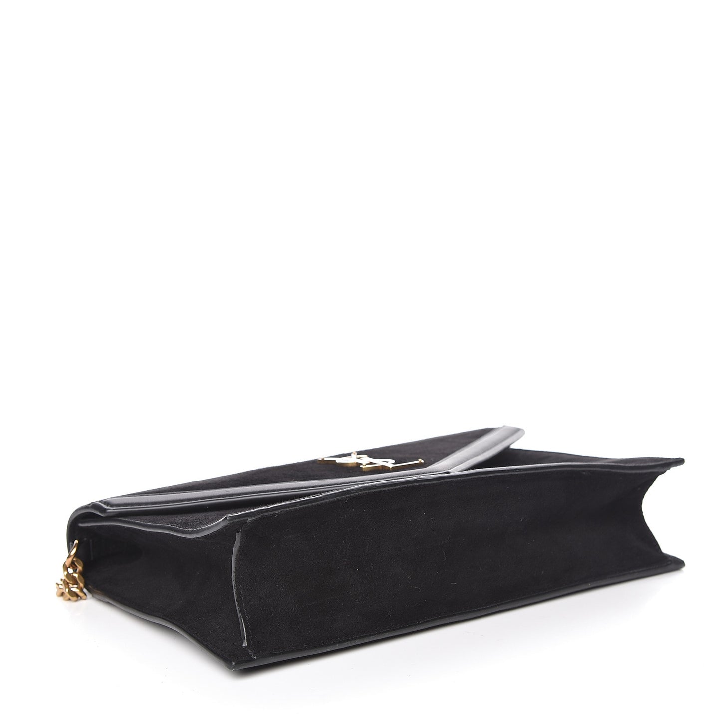 Suede Calfskin Monogram Le Sept Chain Bag Black