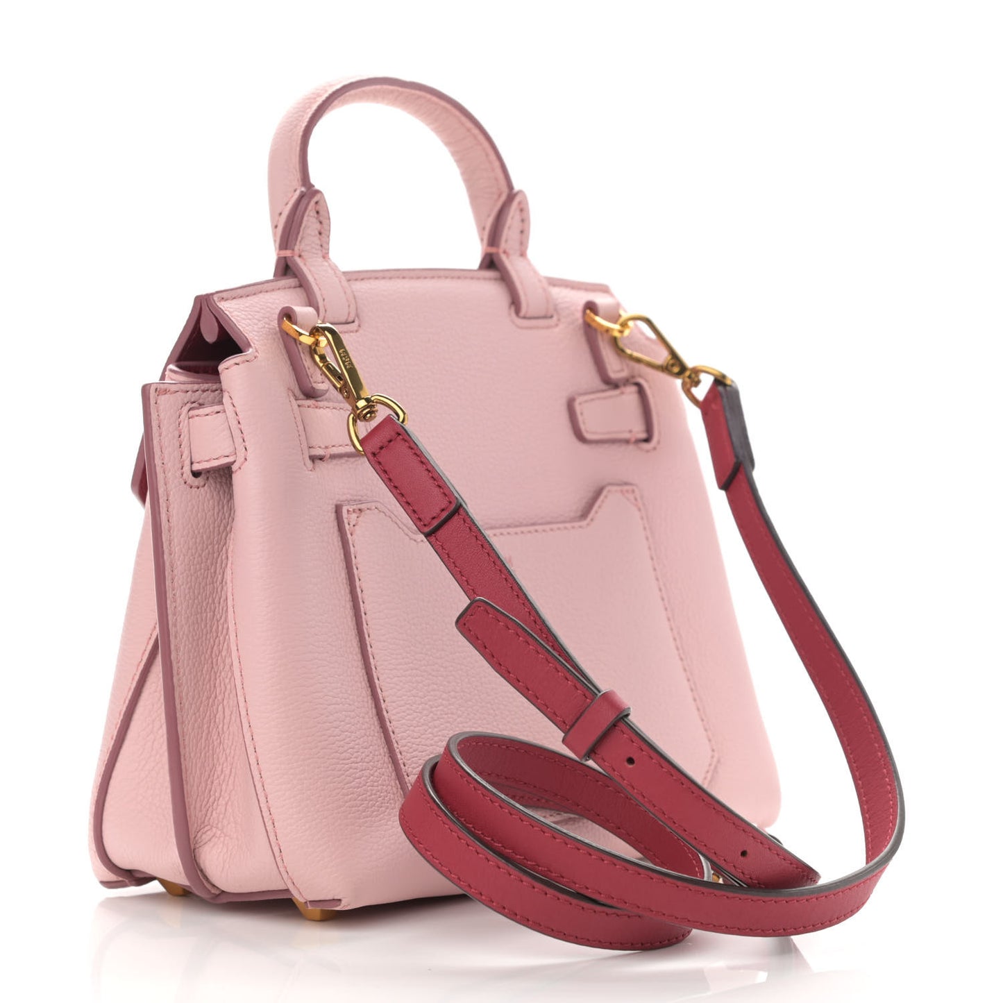 Grained Calfskin Small Milla Crossbody Pale Mauve