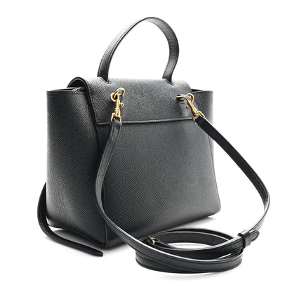 Celine Grained Calfskin Nano Belt Bag Black 3 of 10