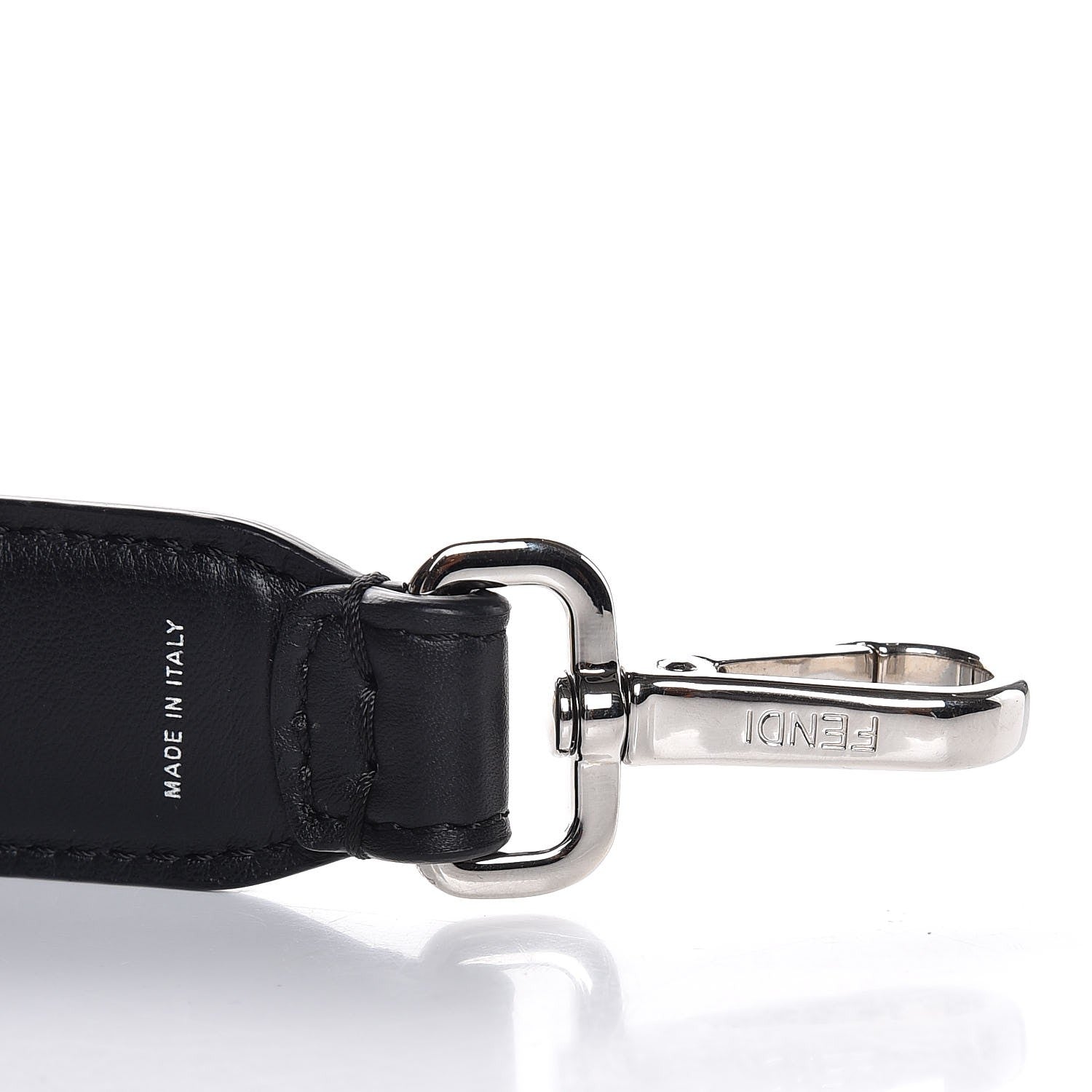 Fendi Calfskin Studded Mini Strap You Black 5 of 6