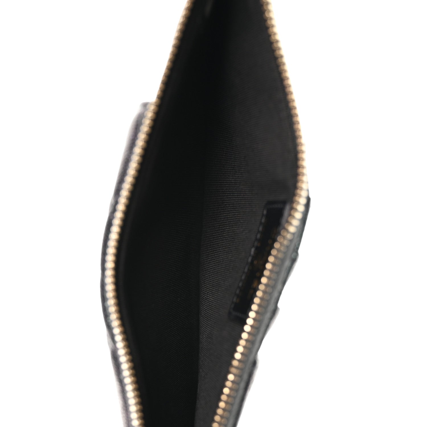Chanel Iridescent  Caviar Quilted Classic Flat Wallet Pouch Black 5 of 7