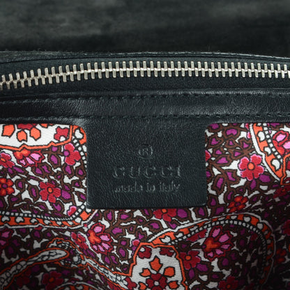 Gucci Patent Calfskin Medium Romy Shoulder Bag Black 6 of 7