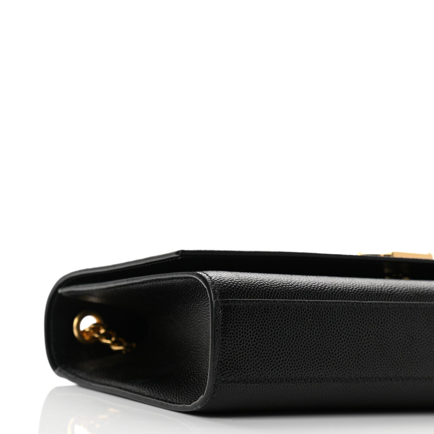 Saint Laurent Grain De Poudre Medium Classic Monogram Kate Satchel Black 8 of 9