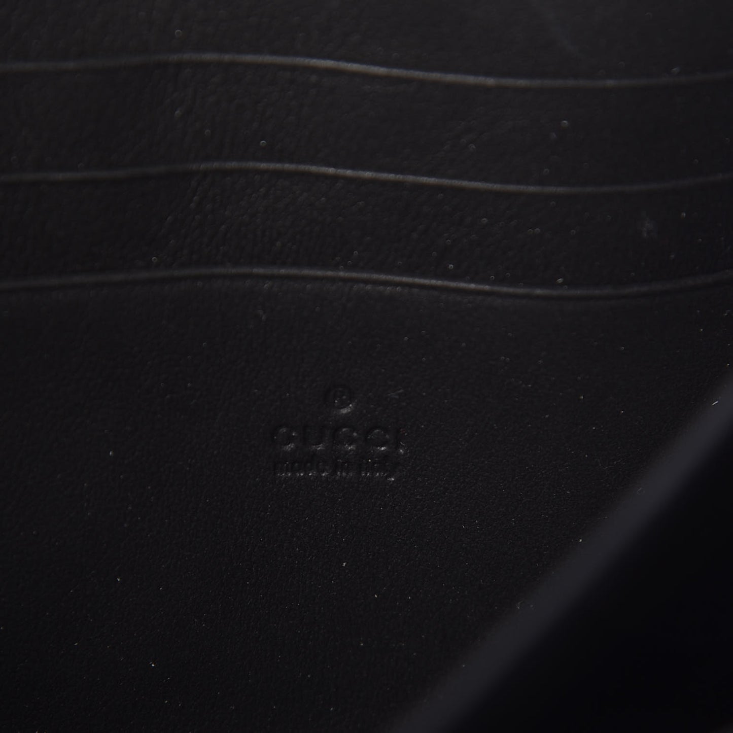 Suede Mini Dionysus Chain Wallet Black