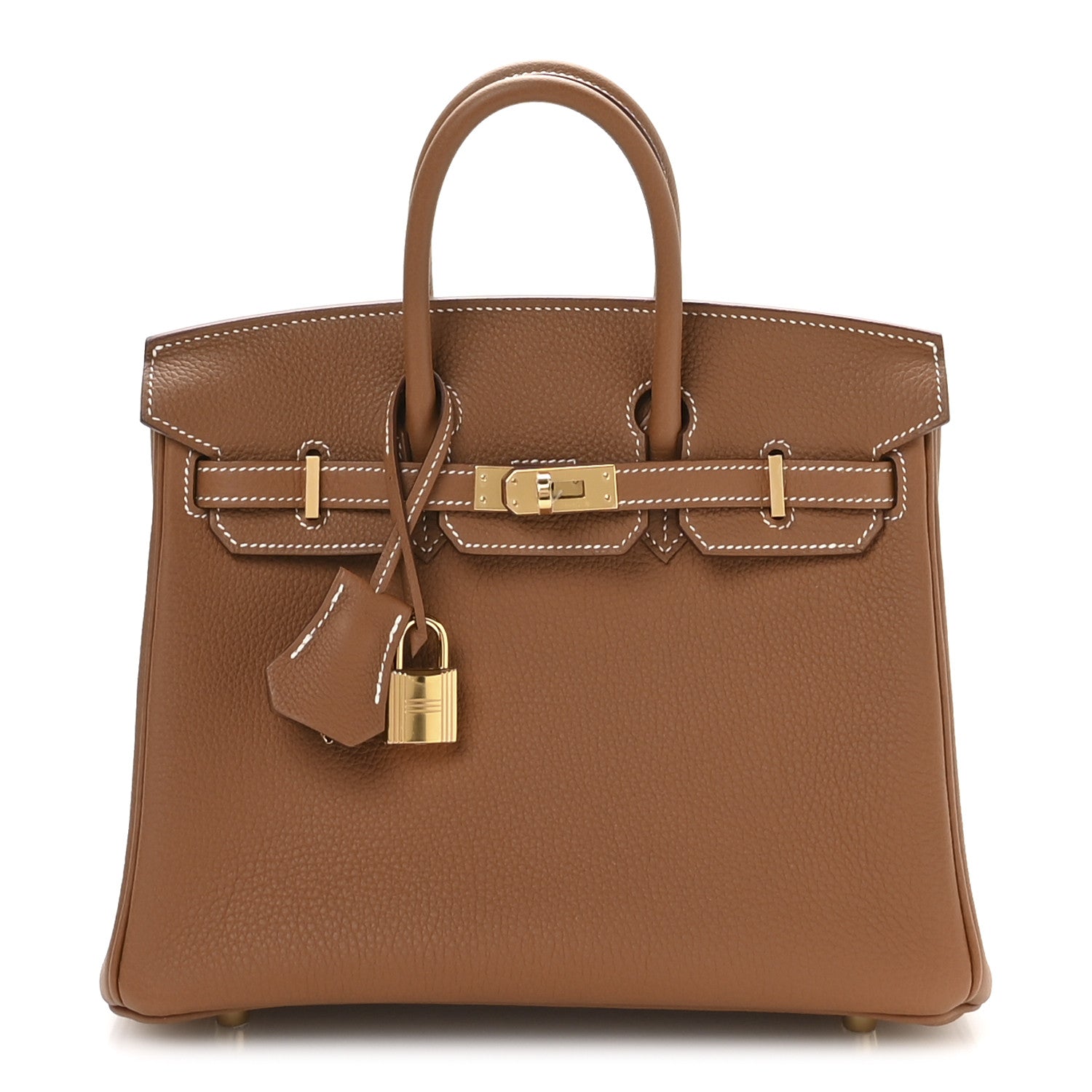 Hermes Togo Birkin 25 Gold 1 of 11
