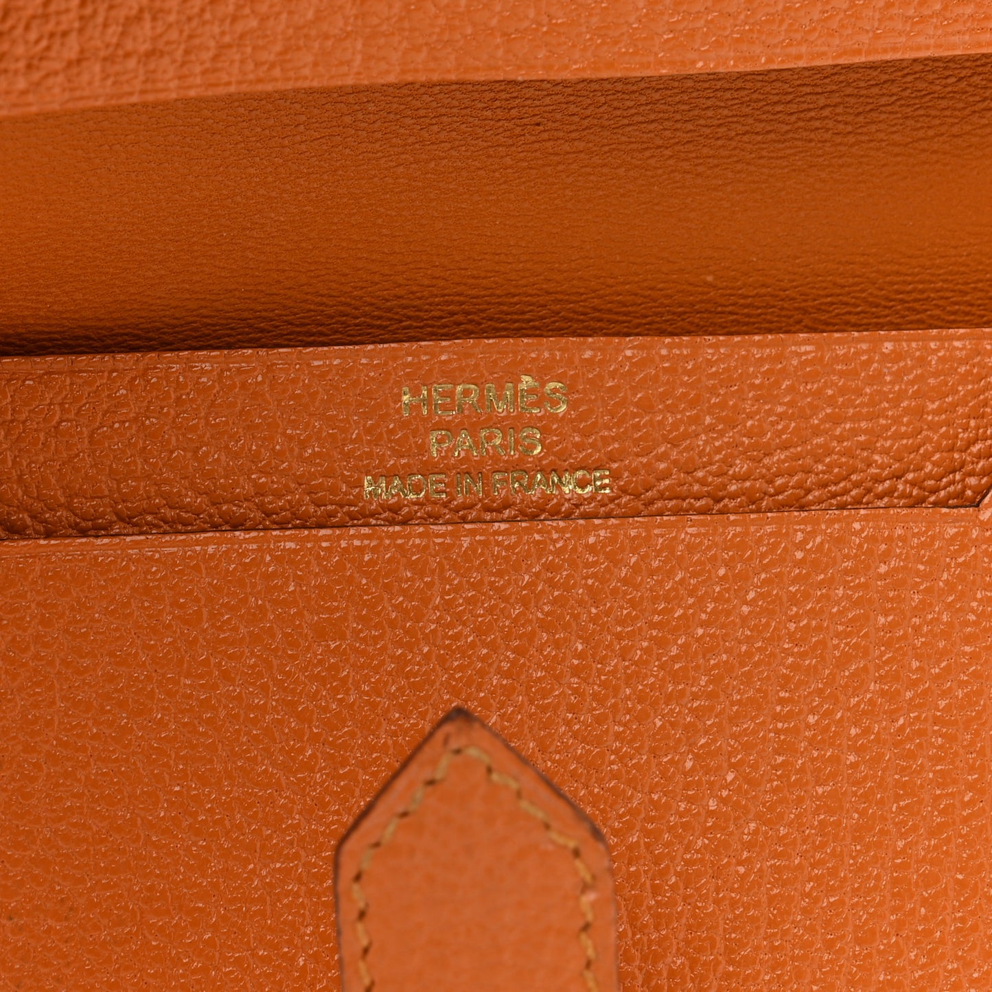 Chevre Mysore Mini Bearn Wallet Orange