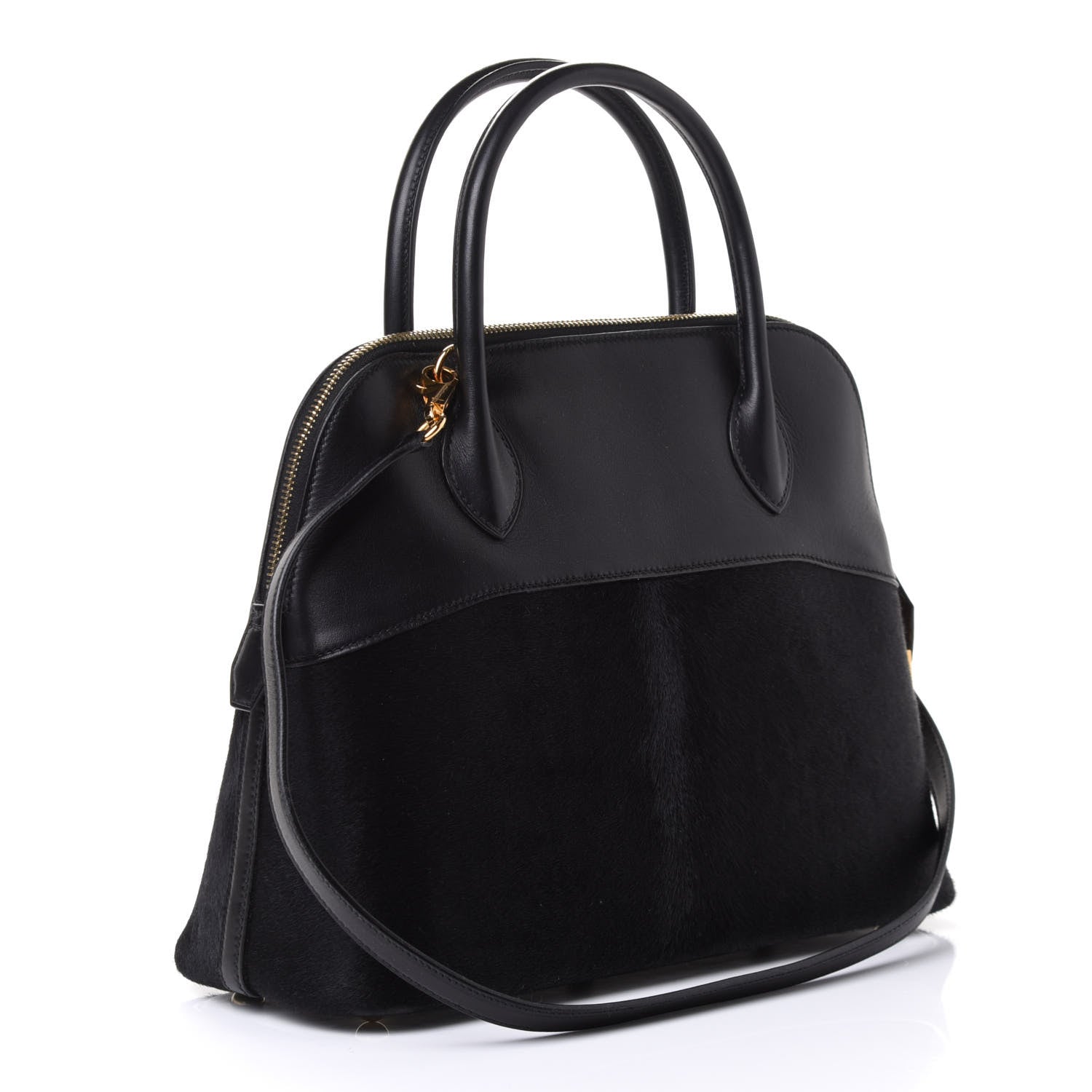 Hermes Pony Hair Bolide 31 Black 2 of 4