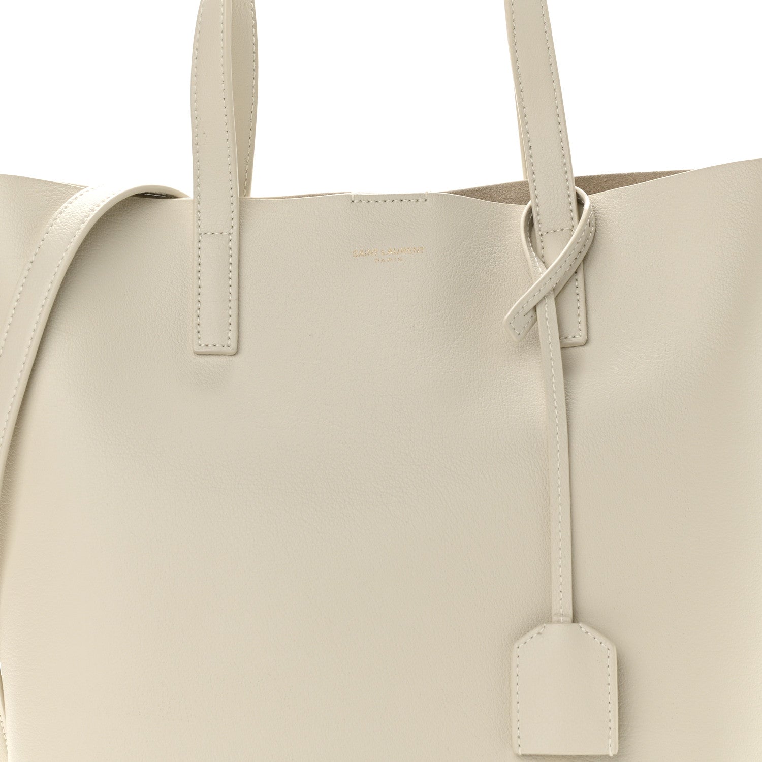 Saint Laurent Calfskin Toy Shopping Tote Porcellana 6 of 8