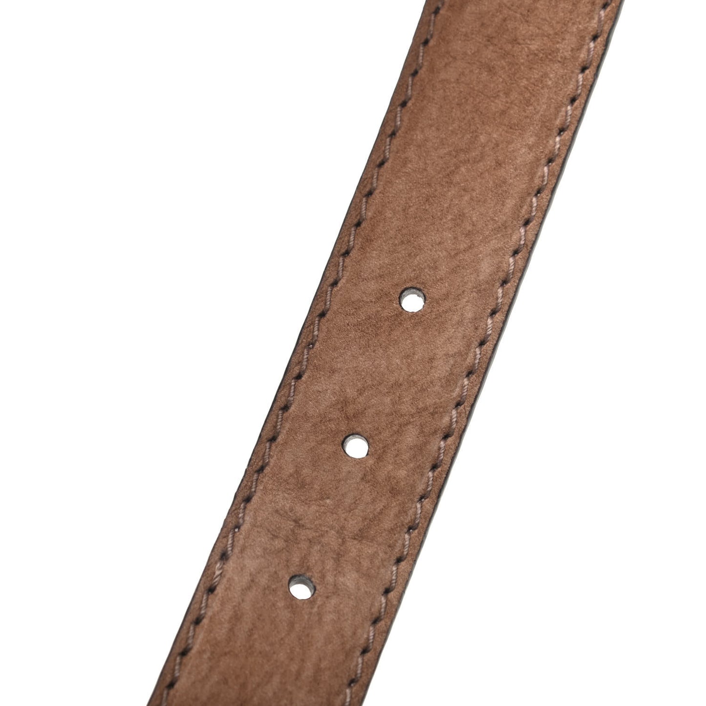 Monogram Suede Sculpted GG Belt 90 36 Brown