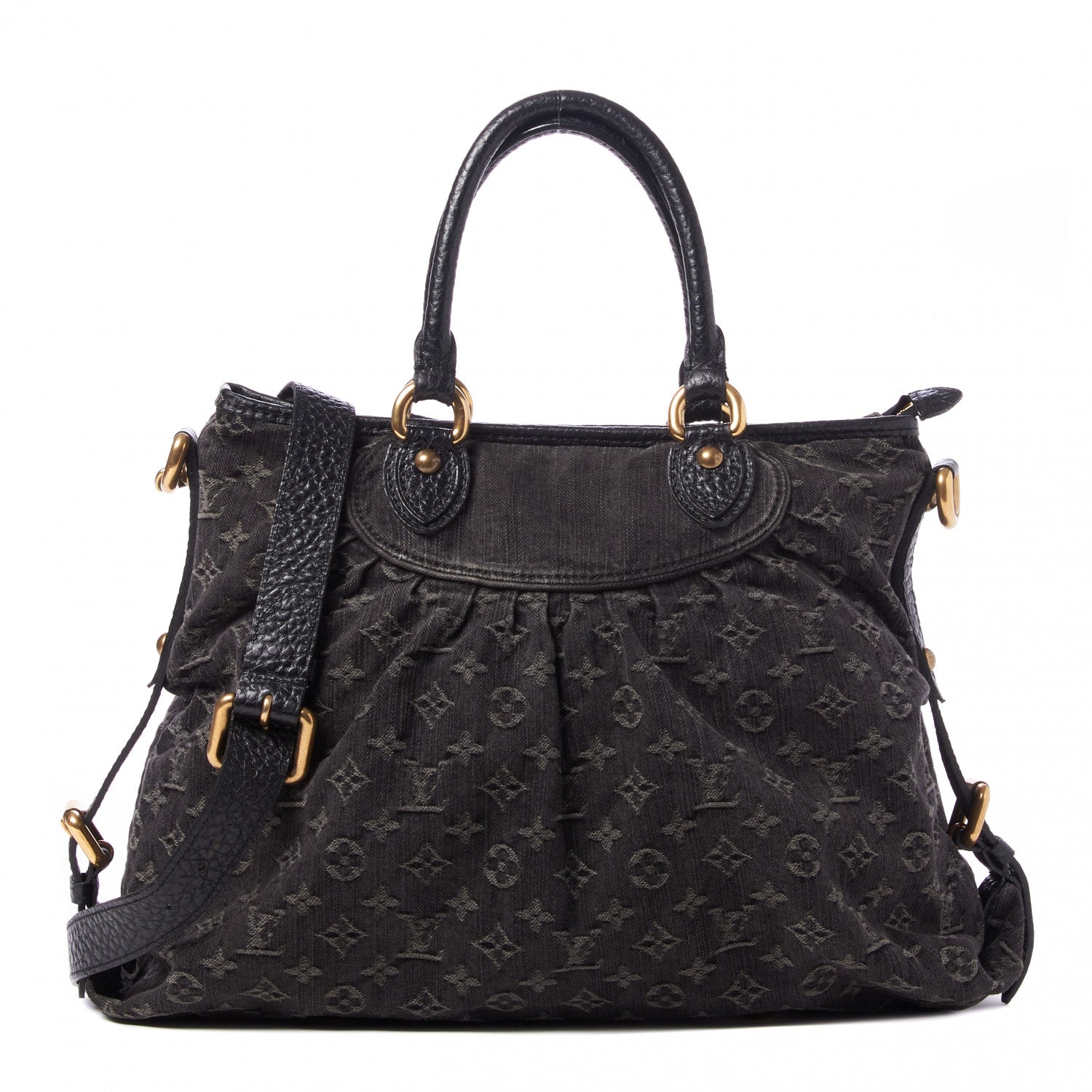 Louis Vuitton Denim Neo Cabby GM Black 1 of 8
