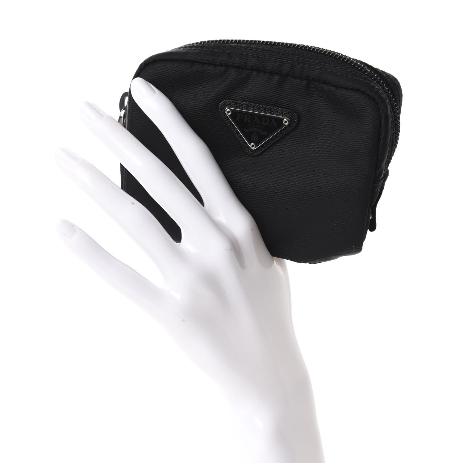 Prada Nylon Vela Cosmetic Pouch Black 2 of 6