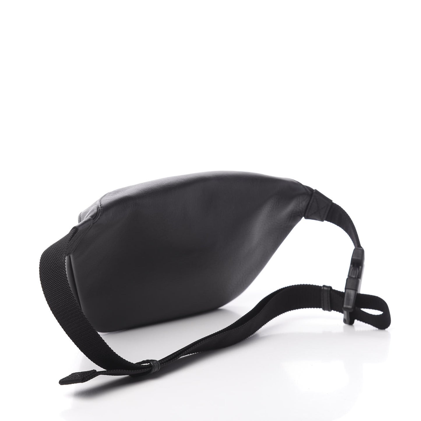Smooth Calfskin Logo Everyday Beltpack XS Black White
