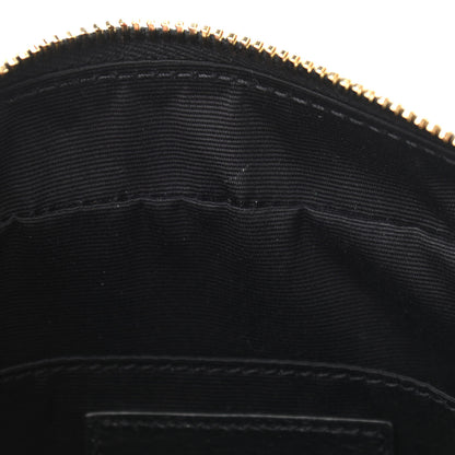 Saint Laurent Calfskin Matelasse Monogram Lou Camera Bag Black 7 of 11
