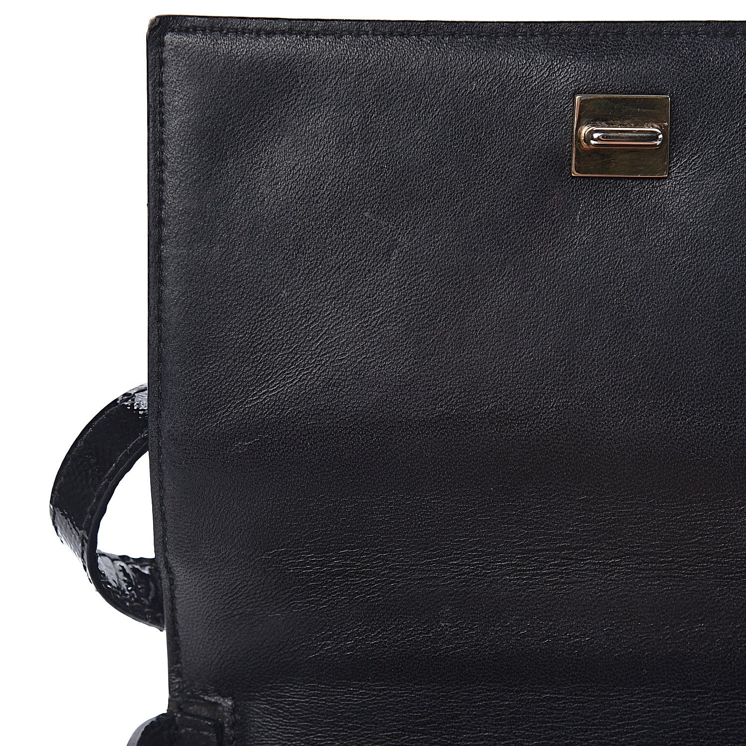 Givenchy Textured Patent Calfskin Mini Pandora Box Crossbody Bag Black 8 of 18