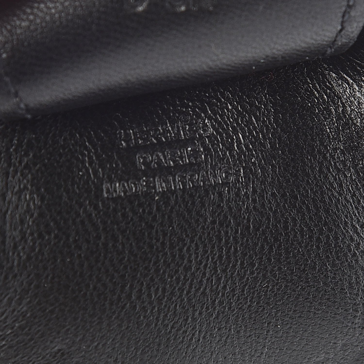 Hermes Milo Lambskin Grigri Rodeo Horse Bag Charm GM So Black 3 of 5