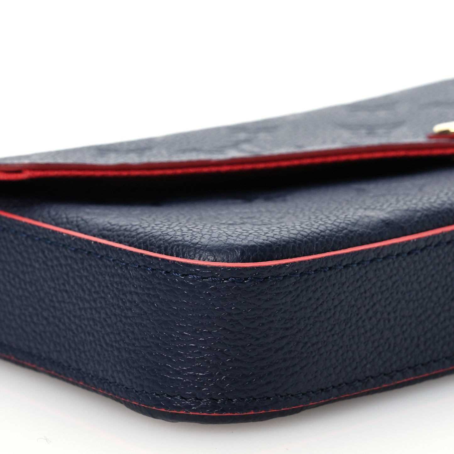 Empreinte Pochette Felicie Chain Wallet Marine Rouge