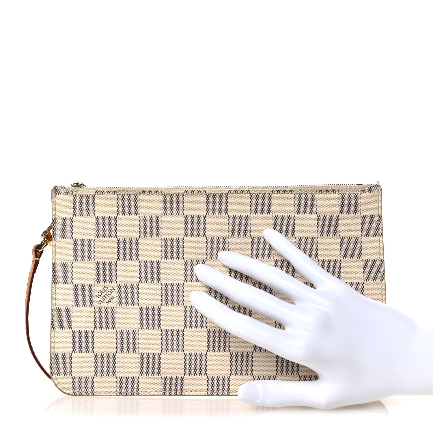 Louis Vuitton Damier Azur Neverfull MM GM Pochette 2 of 13