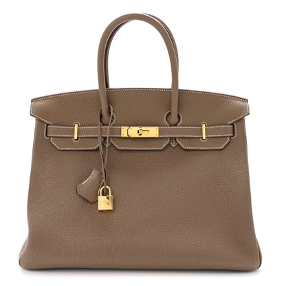 Hermes Togo BIRKIN 35 Etoupe 1 of 16
