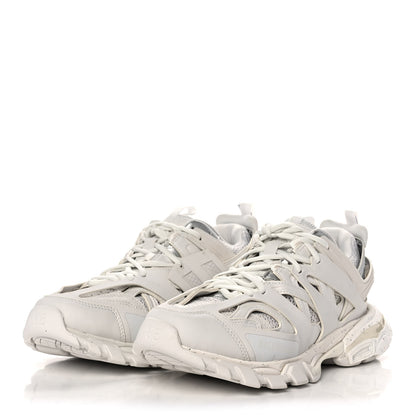Balenciaga Rubber Mesh Fabric Monocolor Recycled Sole Womens Track Sneakers 40 White 3 of 8