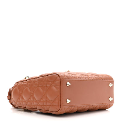 Christian Dior Calfskin Cannage Small My ABCDior Lady Dior Tan 4 of 10