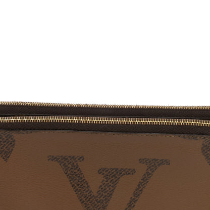 Louis Vuitton Reverse Monogram Giant Double Zip Pochette 9 of 9