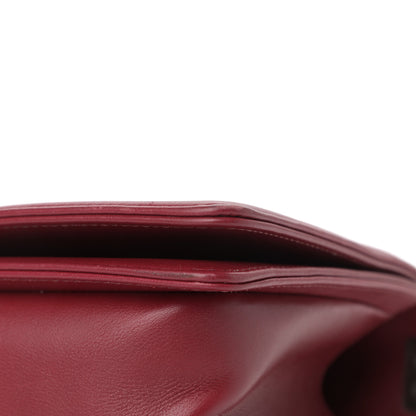 Chanel Calfskin Chevron Quilted Medium Boy Flap Red 11 of 15