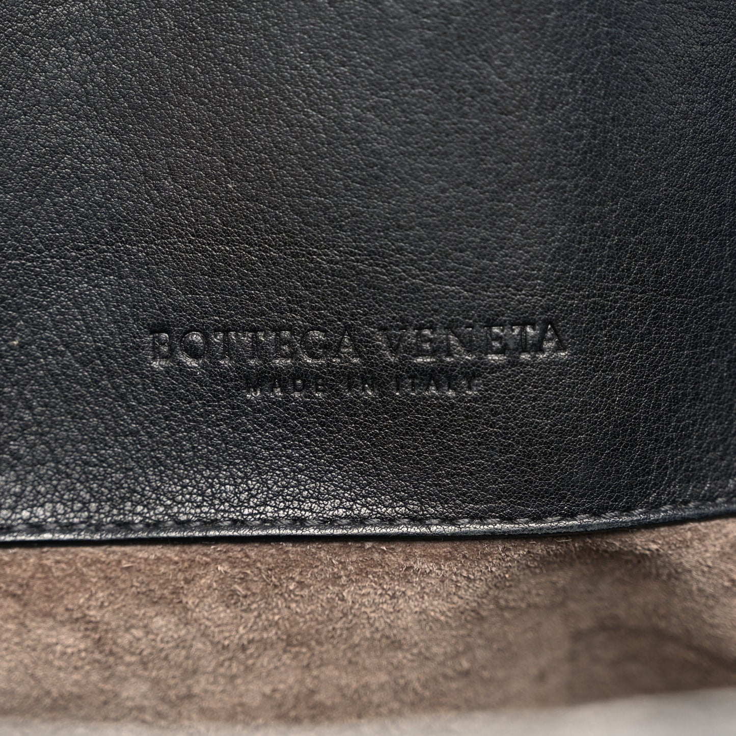 Intrecciato Rugiada Vintaga Medium Shopper Black