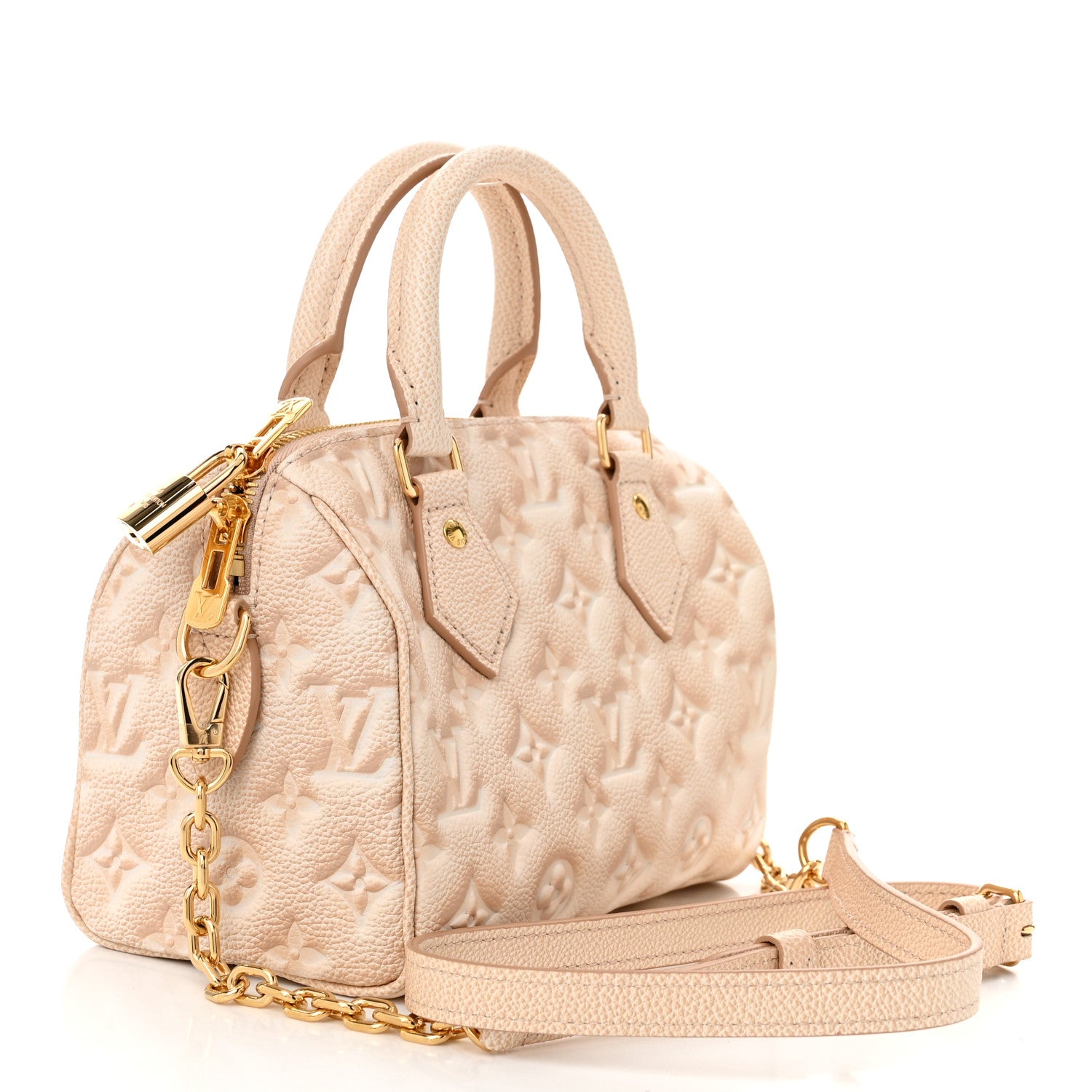Louis Vuitton Empreinte Monogram Summer Stardust Speedy Bandouliere 20 Beige Clair 4 of 19